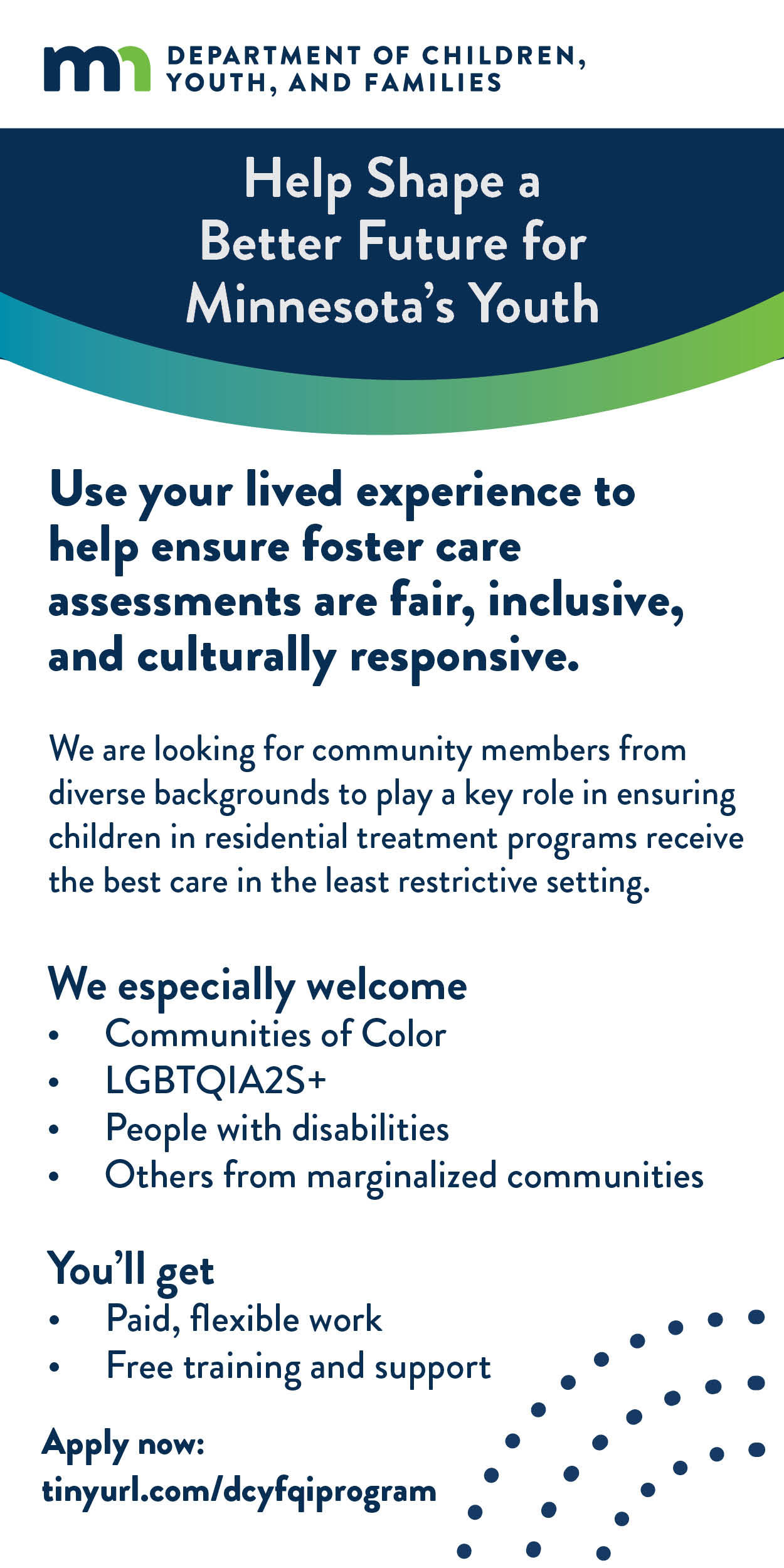 Help Shape a Better Future for Minnesota's Youth